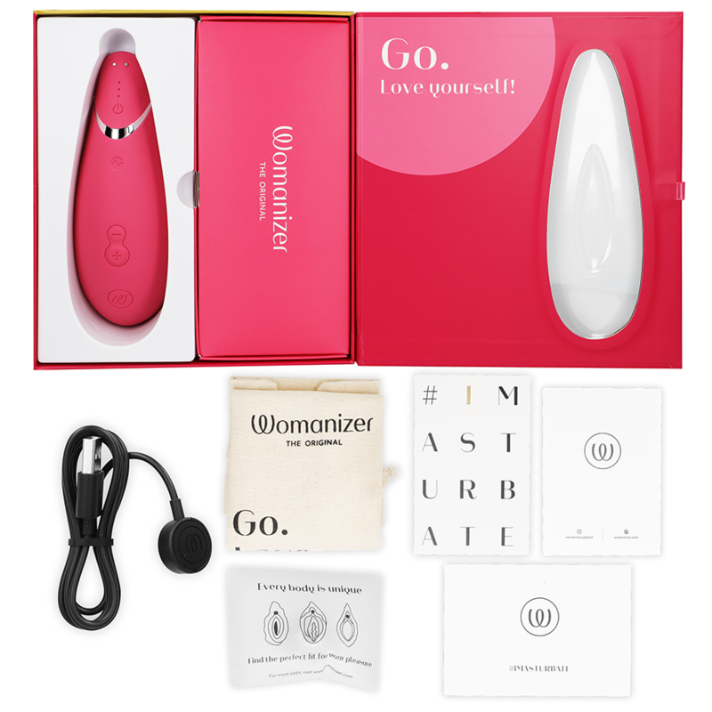 Womanizer - Premium 2 Klitoralstimulator Himbeere