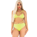 Leg Avenue - Top & Hã–Schen Gelb Mit Trã„Gern