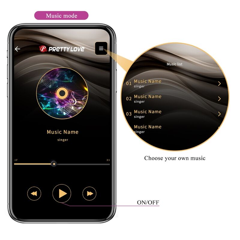 Pretty Love - Hector Elektroschock-Vibrator Kostenlose App Violett