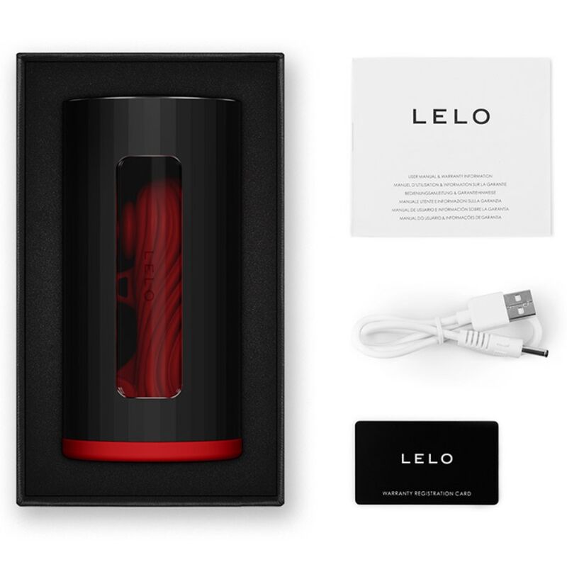Lelo - F1s V3 Mã„Nnlicher Masturbator Rot