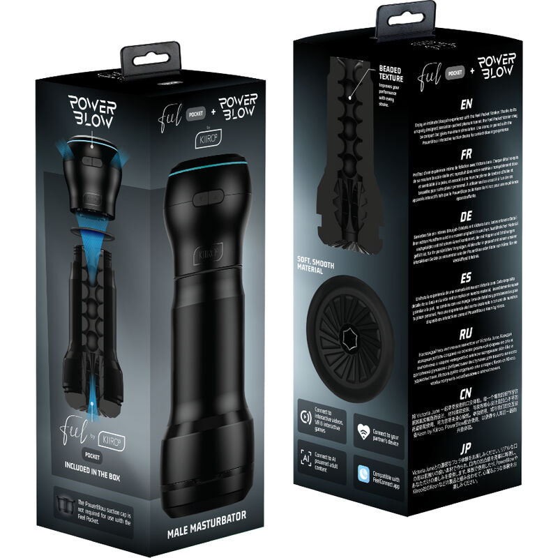 Kiiroo - Feel Pocket-Masturbator Für Mãnner + Power-Blow