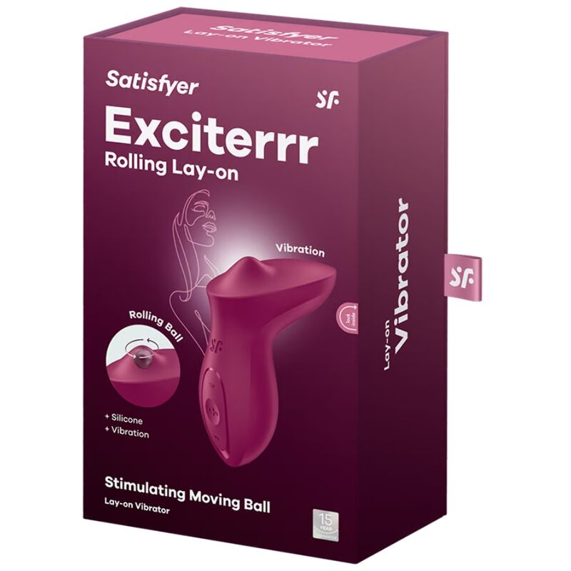 Satisfyer - Exciterrr Vibrator Auflegbarer Klitoris Fuchsia