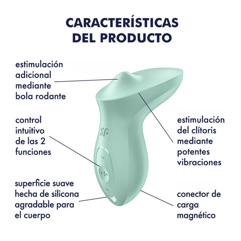 Satisfyer - Exciterrr Vibrator Auflegender Klitoris Mint