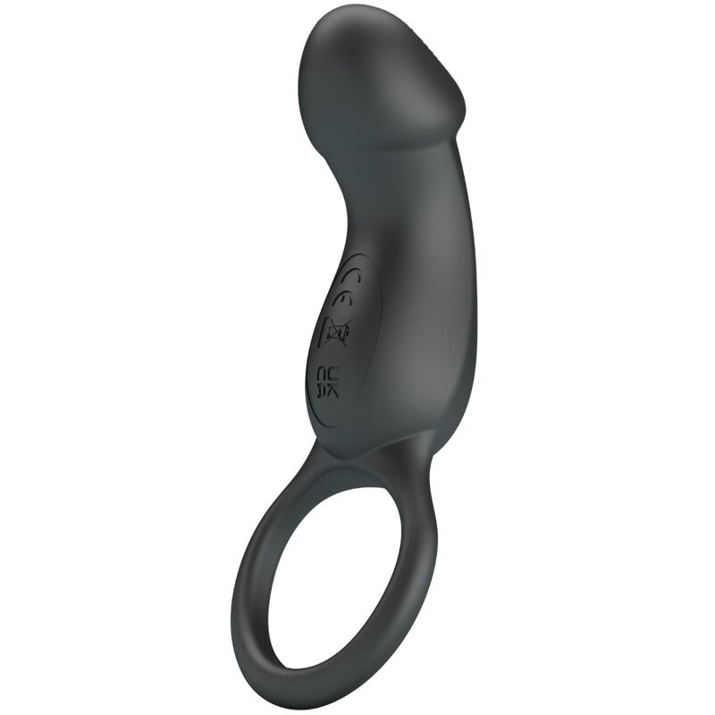 Pretty Love - Trae Vibrationsring Mit Schwarzem Stimulator