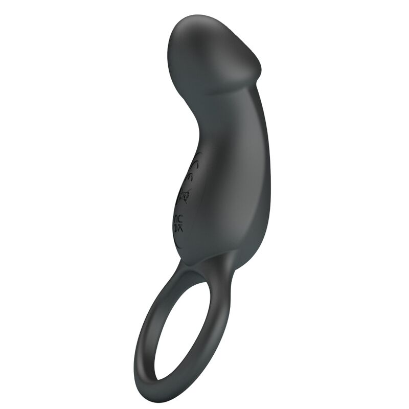Pretty Love - Trae Vibrationsring Mit Schwarzem Stimulator