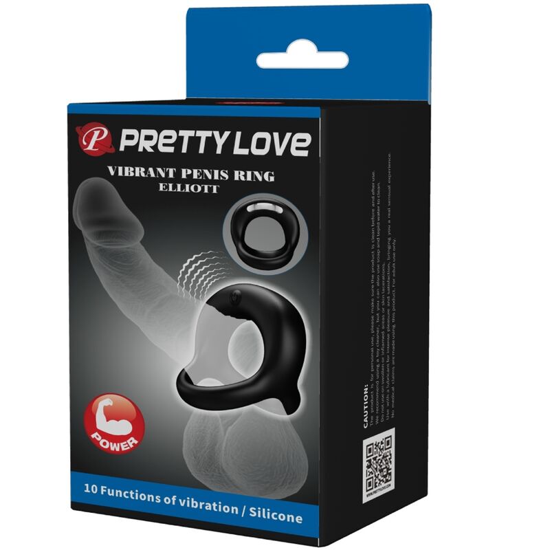 Pretty Love - Elliott Schwarzer Vibrierender Ring