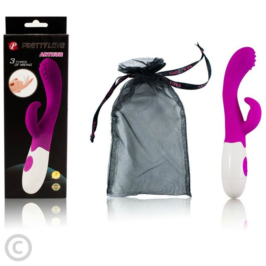 Vibrator PRETTY LOVE FLIRTATION Arthur mit ergonomischem Design und sanften Texturen, für komfortable Stimulation.