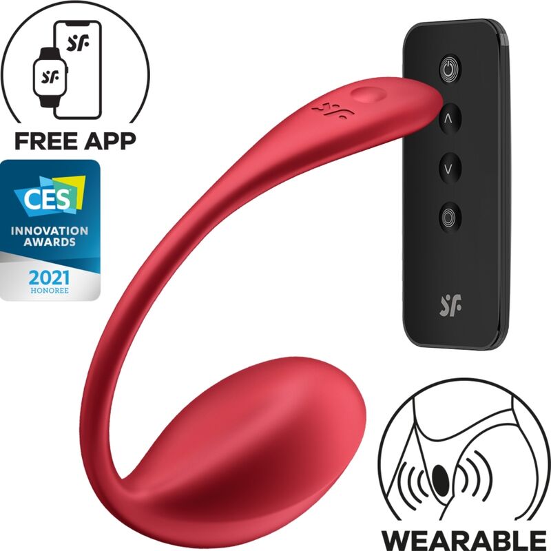 Satisfyer - Shiny Petal G Point Fernbedienungs Stimulator Rot Kostenlose App