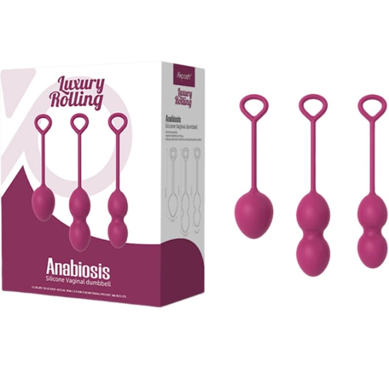 Armony - Anabiosis Vaginal Weights 3 Levels Burgundy