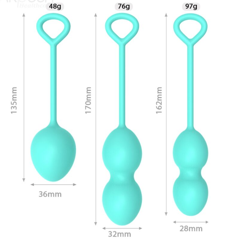 Armony - Anabiosis Vaginalhantel 3 Stufen Grãœn