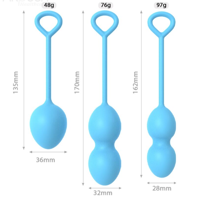 Armony - Anabiosis Vaginalhantel 3 Stufen Blau