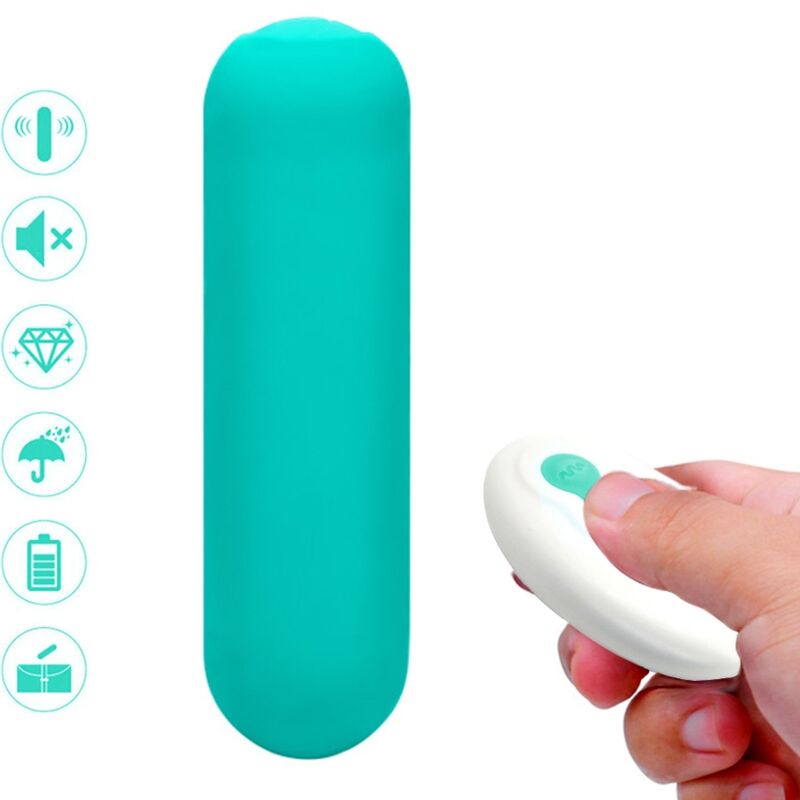 Armony - Splash Joie Vibrator Bullet Silikon Fernbedienung 10 Vibrationen 75 X 19 Cm Grãœn