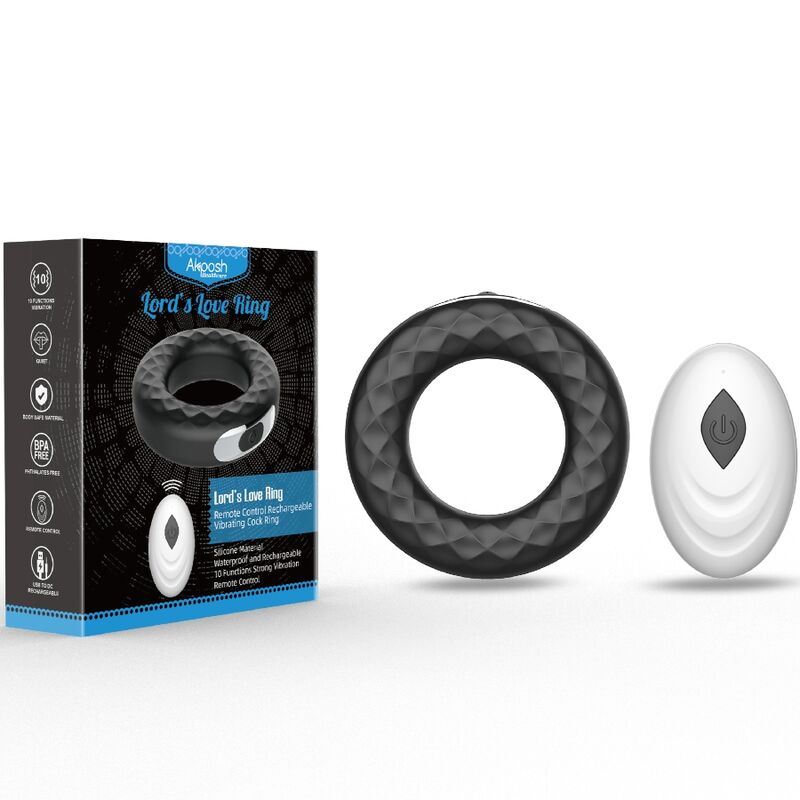 Armony - Lord's Love Ring Vibrator Fernbedienung Schwarz
