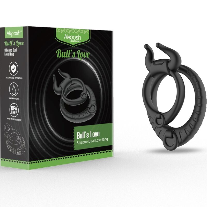 Armony - Bull's Pasion Ring Schwarz