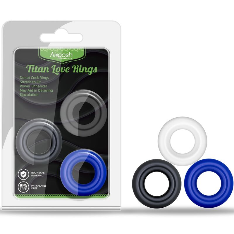 Armony - Titan Love Donut Ring Mehrere Farben