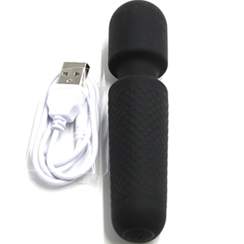 Armony - Your Magic Massager & Vibrator Wiederaufladbar 10 Vibrationen Stab Punkte Schwarz