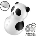 Satisfyer - Pocket Panda Stimulator & Vibrator Schwarz Weiss