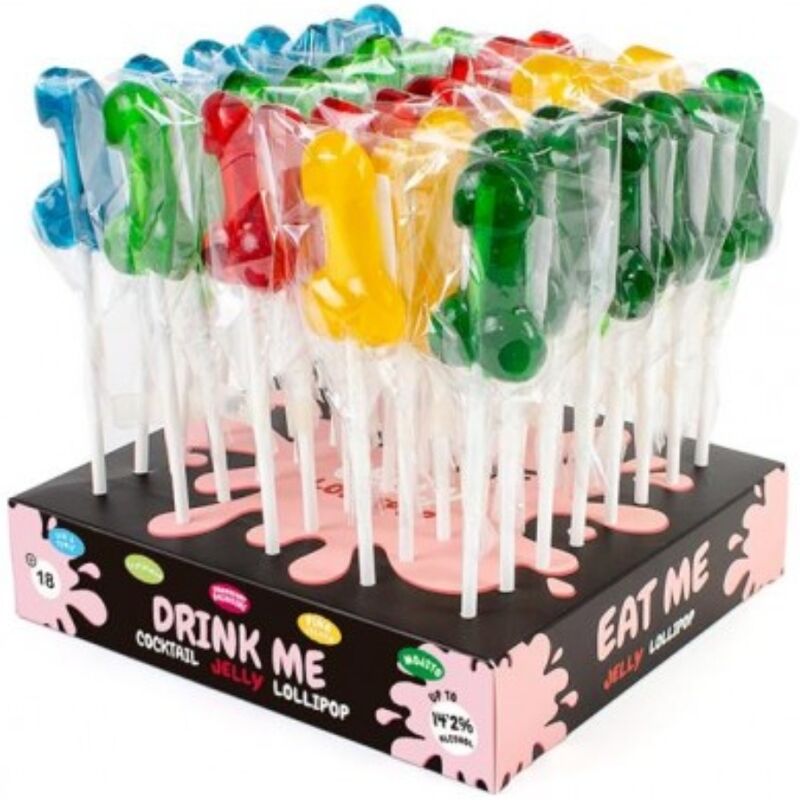 Secretplay - Display Sortiment Penis-Lutscher Mit Alkohol 40 Einheiten