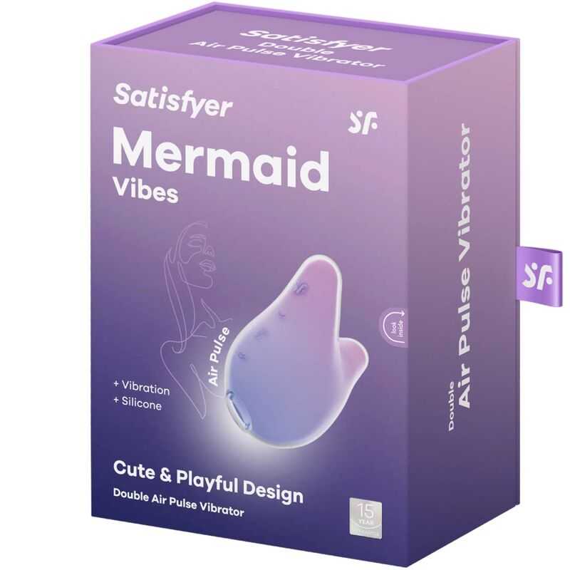 Satisfyer - Mermaid Vibes Stimulator & Vibrator Violett Und Rosa