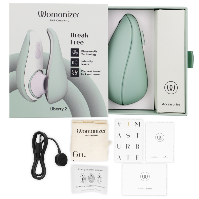 Womanizer - Liberty 2 Clitoral Stimulator & Suction Device Light Green