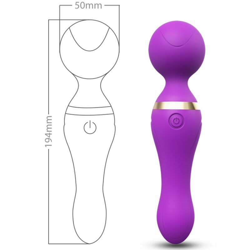 Armony - Freeza Massager & Vibrator Super Flexibler Kopf Lila