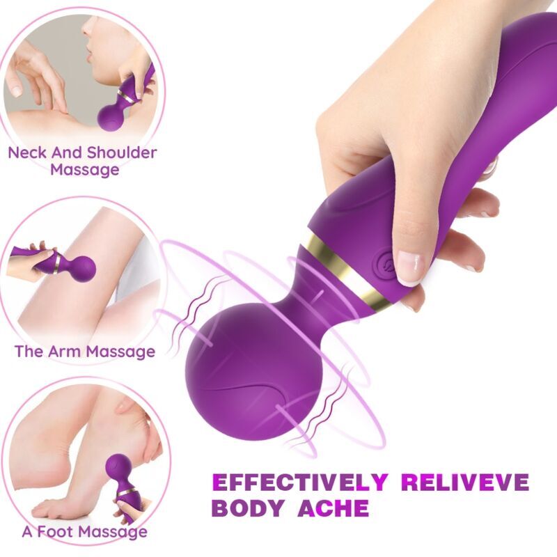 Armony - Freeza Massager & Vibrator Super Flexibler Kopf Lila