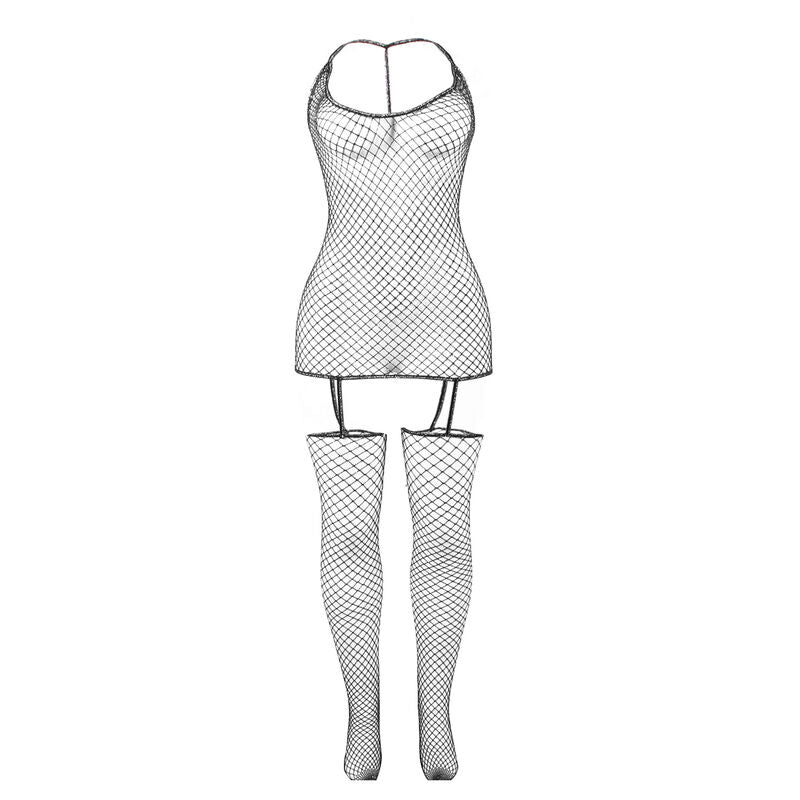 Subblime - 951955 Glnzender Netz-Bodystocking Eine Grã–Sse