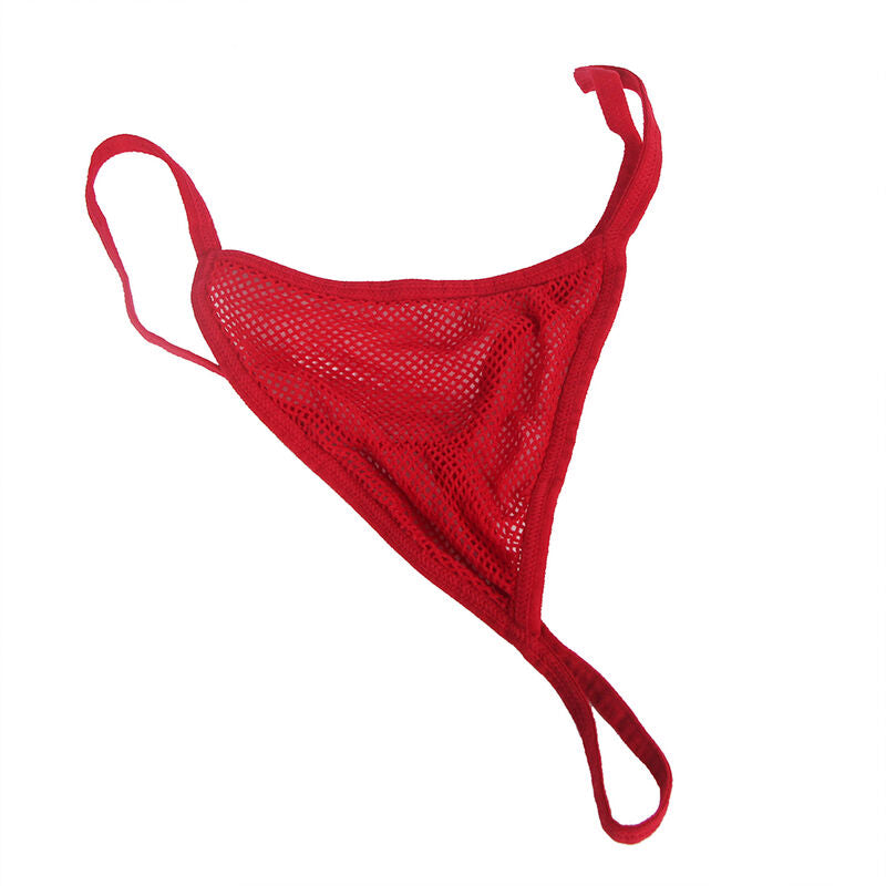 Subblime - 952181 Netz-Bodystocking Mit Handschuhen Und Diamanten Rot Eine Grã–Sse
