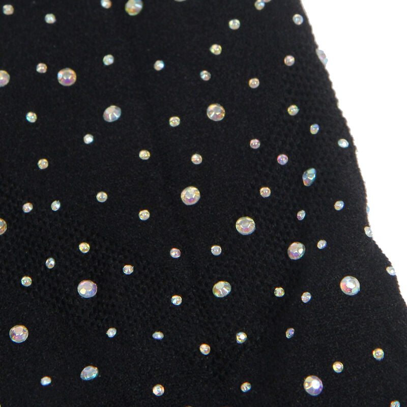 Subblime - 952198 Netz-Kleid Mit Brillanten Diamanten Schwarz Eine Grã–Sse