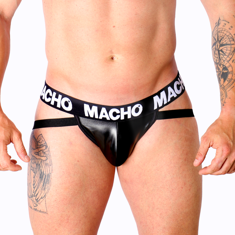 Macho - Mx25nc Jock Black Leather L