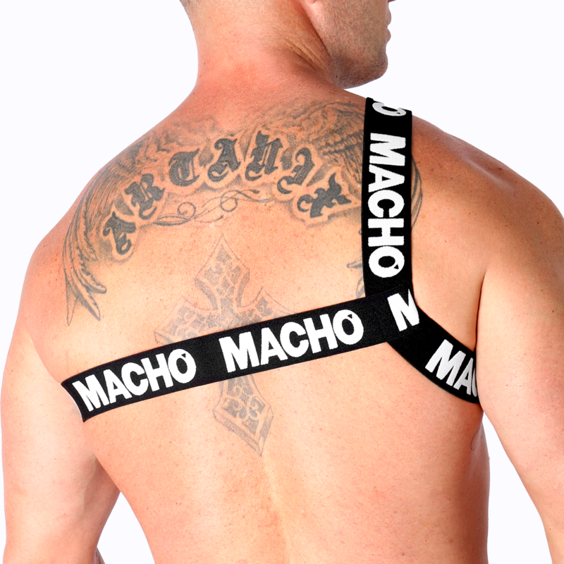 Macho - Rã–Misches Geschirr Weiss L/Xl