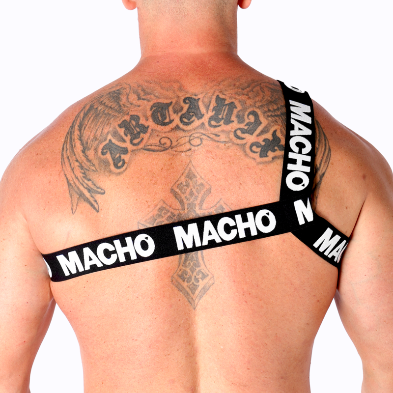 Macho - Rã–Misches Geschirr Weiss L/Xl