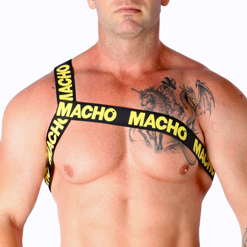 Macho - Rã–Misches Geschirr Gelb L/Xl