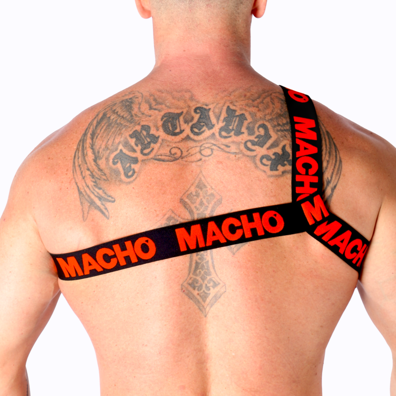 Macho - Rã–Misches Geschirr Rot L/Xl