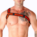 Macho - Rã–Misches Geschirr Rot L/Xl