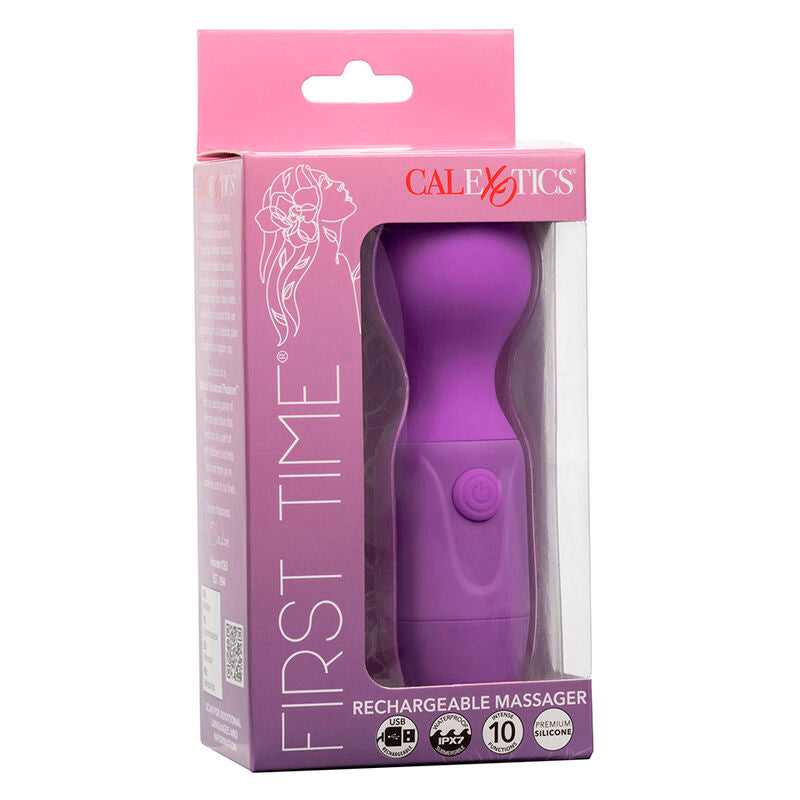 Calexotics -  First Time Wiederaufladbares Massagerã„T 10 Vibrationen Lila