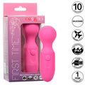 Calexotics - First Time Wiederaufladbarer Massager 10 Vibrationen Rosa