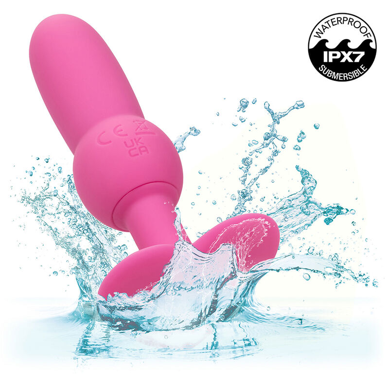 Calexotics - First Time Anal Plug with Bead Probe 10 Vibrations Pink