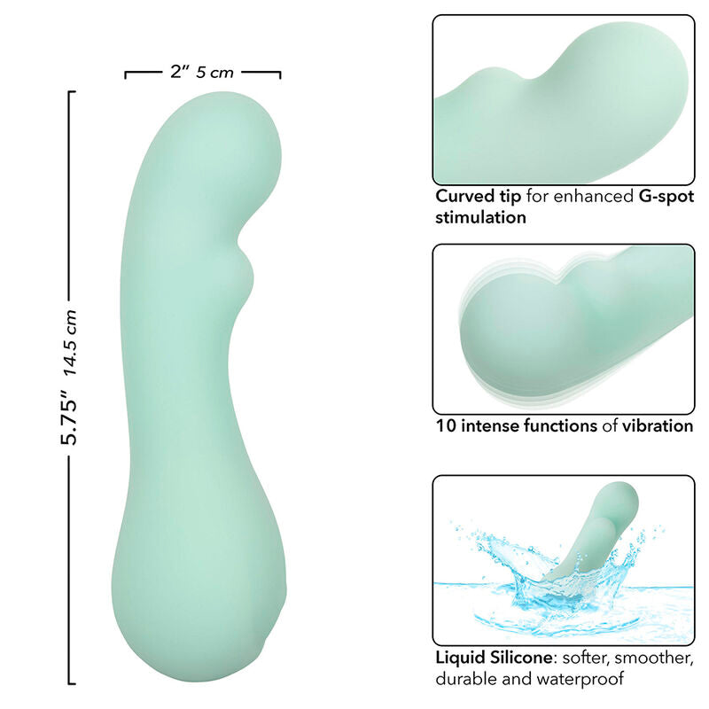 Calexotics - Pacifica Bora Bora Estimulator G-Spot 10 Vibrationen Aqua