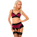Livco Corsetti Fashion - Nahir Lc 20214 Bh + H�Schen + Strumpfg�rtel L/Xl