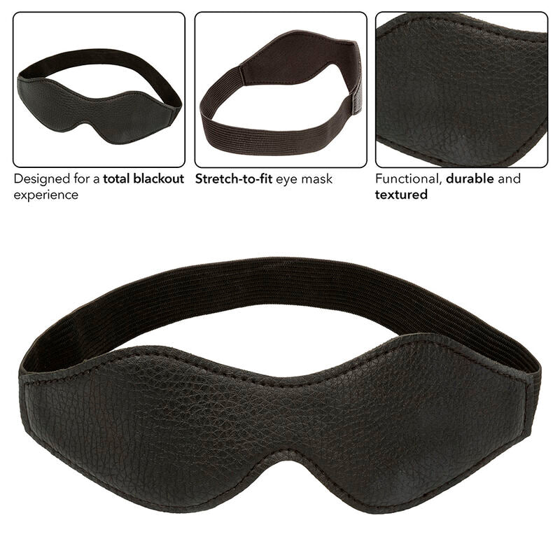 Calexotics - Nocturnal Augenmaske Pvc Leder Schwarz