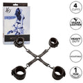 Calexotics - Nocturnal Hog Tie Connector Cuero Einstellbar Schwarz