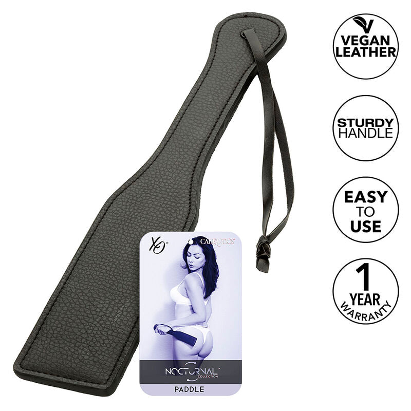 Calexotics - Nocturnal Leather Paddle Black