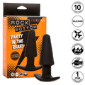 Calexotics - Rock Bottom Tapered Anal Plug 10 Vibraciones Silikon Schwarz