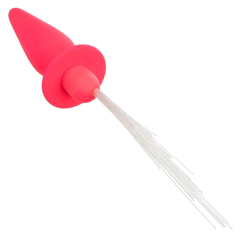 Calexotics - Southern Lights Light Up Leuchtende Analstecker 10 Vibrationen Silikon Rosa