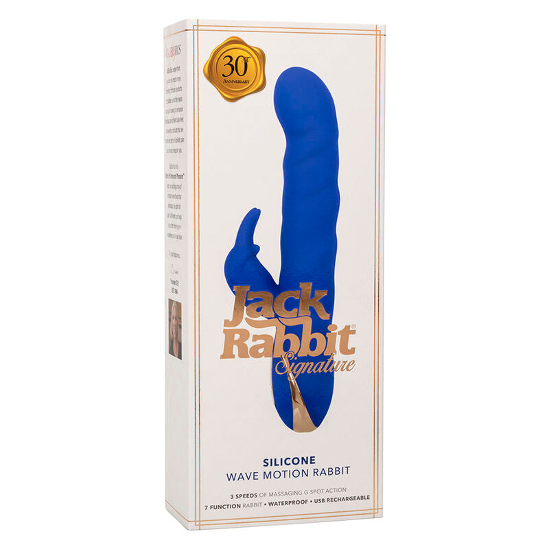 Calexotics - Jack Rabbit Vibrator Wellenbewegung Blau
