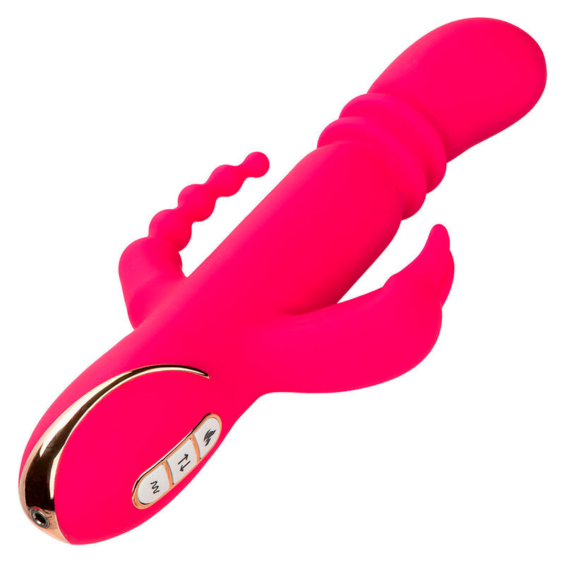 Calexotics - Jack Fantasy Dreifach Beheizter Vibrator Rabbit Rosa