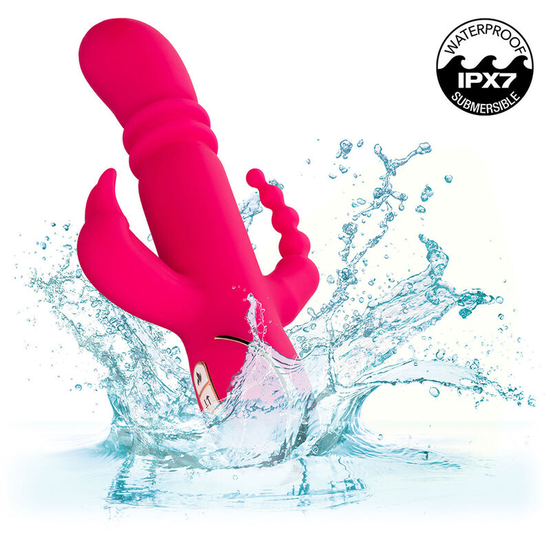 Calexotics - Jack Fantasy Dreifach Beheizter Vibrator Rabbit Rosa