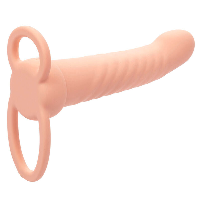 Calexotics - Maxx Ribbed Dual Penetrator 10 Vibrationen Fleisch