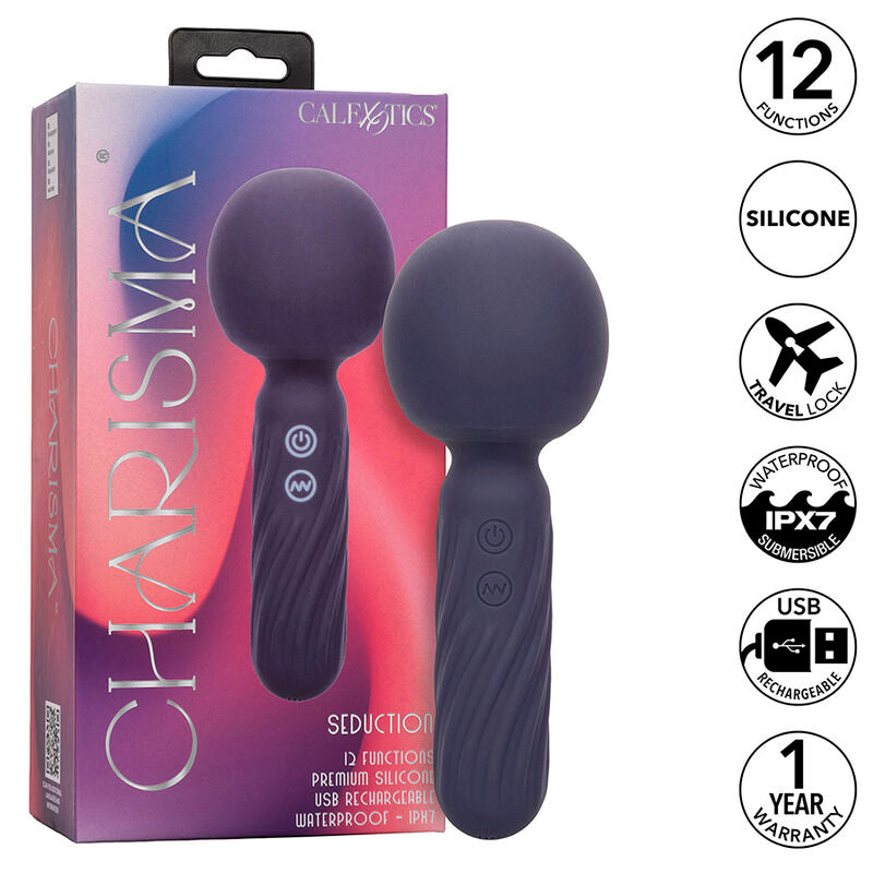 Calexotics - Charisma Seduction Massager 12 Funktionen 17,75 Cm X 6,25 Cm Lila